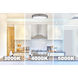 EnviroLite LED 24 inch Matte Black Flush Mount Ceiling Light